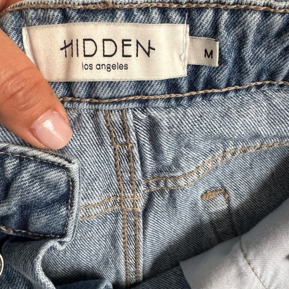 Hidden los angeles cutoff denim jean shorts boutique size M y2k H - Picture 5 of 8